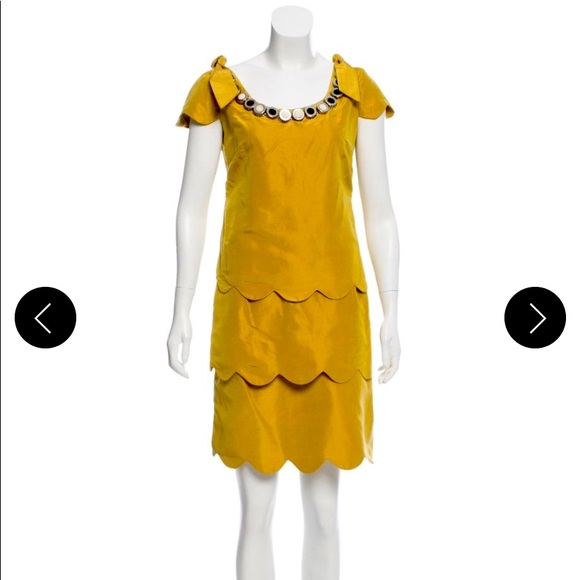 LELA ROSE EMBELLISHED DRESS